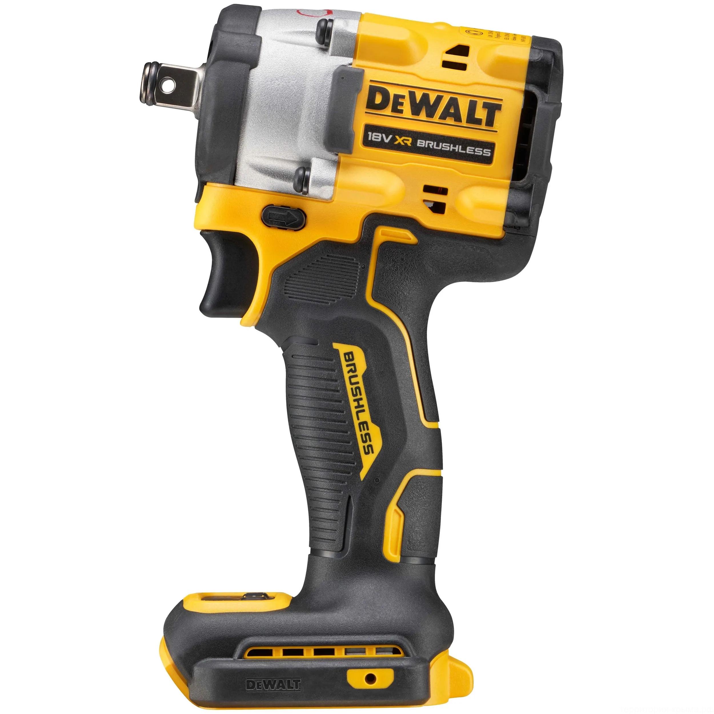 Гайковерт аккумуляторный ударный, Dewalt DCF921, 3550 уд./мин., 18 В, 406 Нм, 2 акб — изображение 4